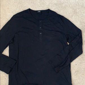 Long sleeve Henley shirt